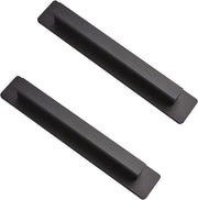 Maniglia Premium Autoadesiva 2 pezzi 150mm per Porta Vetrata - Maniglia in Alluminio con Progetto Push Pull per Finestre, Ante, Armadi