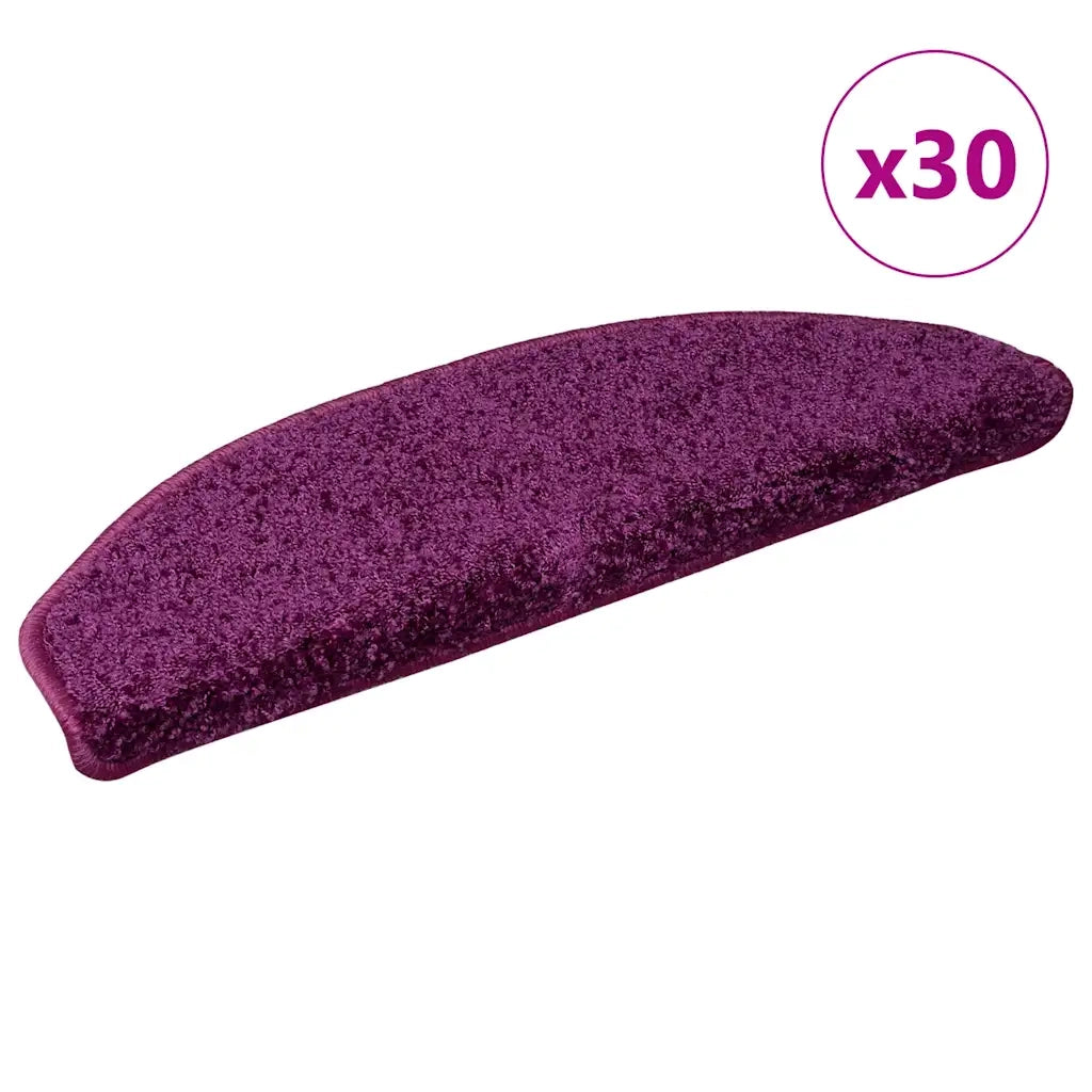 Tappetini per Scale 30 pz Viola 65x21x4 cm