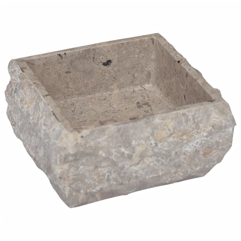 Lavabo quadrato 30x30x13 cm marmo grigio 02_0002820