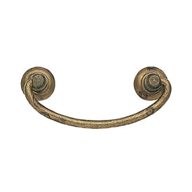 Maniglietta anticata - 85x34 mm. - anticato