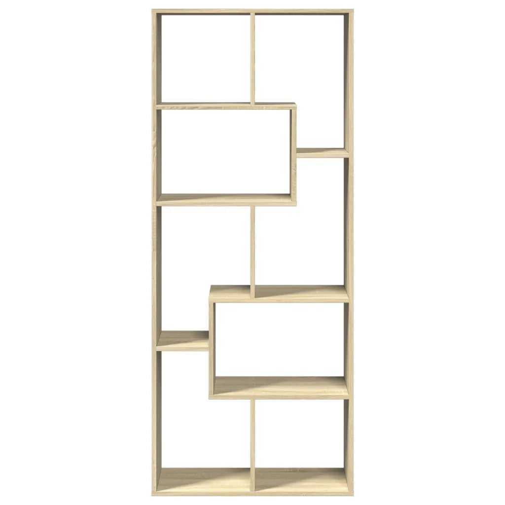 Libreria Divisorio Rovere Sonoma 67x25x161,5 cm in Truciolato 858077
