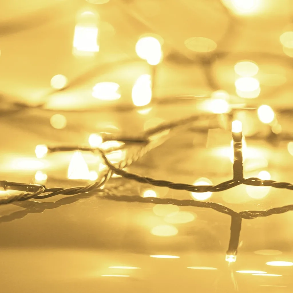 Stringa di Luci con 300 LED Bianco Caldo 30 m in PVC 330047