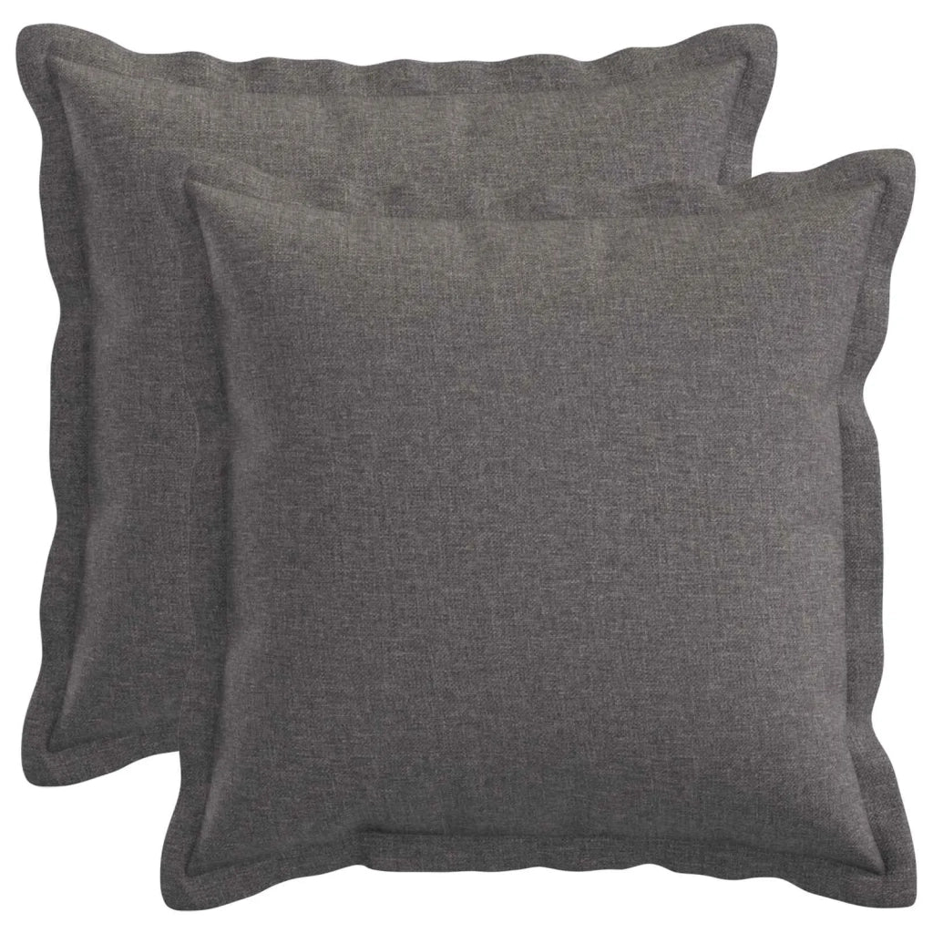 Cuscino con cuscino HOUTEN 2 pz Grigio Chiaro Lino 931813