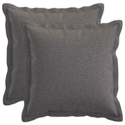 Cuscino con cuscino HOUTEN 2 pz Grigio Chiaro Lino 931813