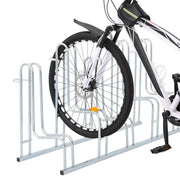 Supporto per 5 Bici da Pavimento Autoportante Acciaio Zincato 4005571