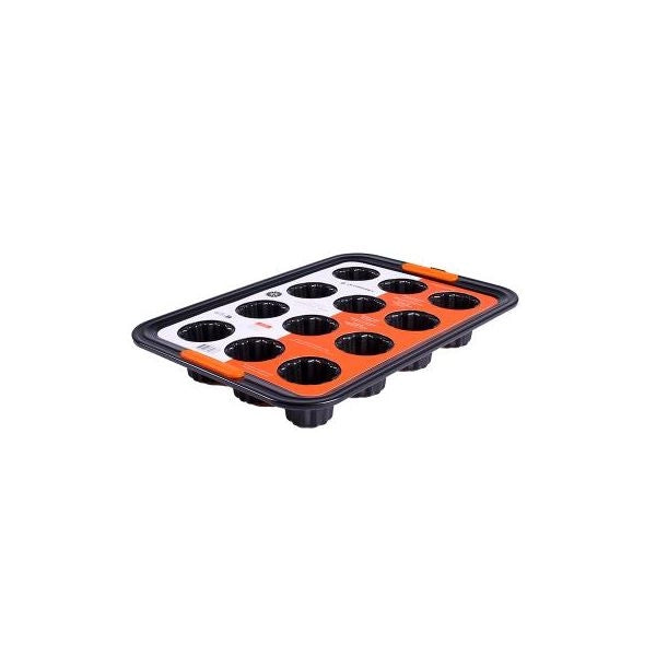 Le creuset cannelé tin carbon steel non-stick nonstick 12pcs (46074000010000) - 159075