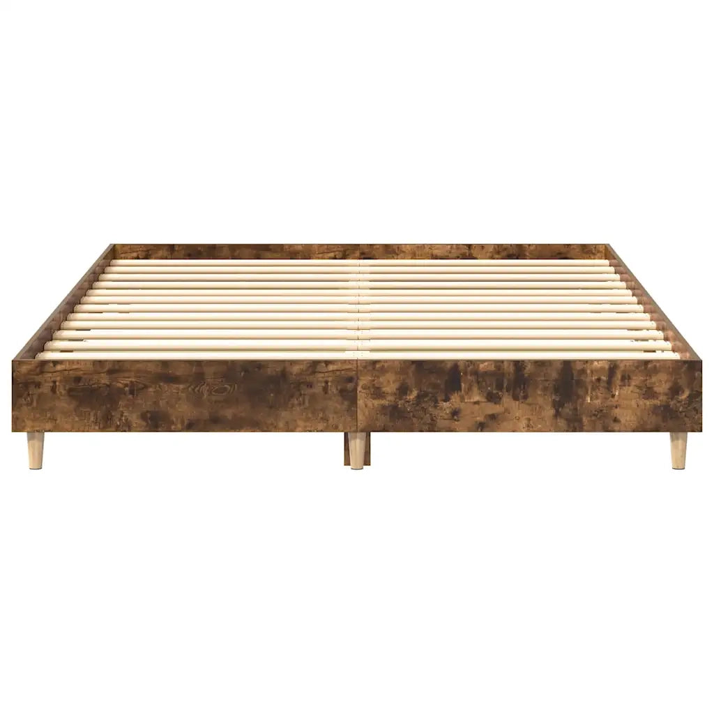 Giroletto senza Materasso Rovere Fumo 140x200 cm in Truciolato