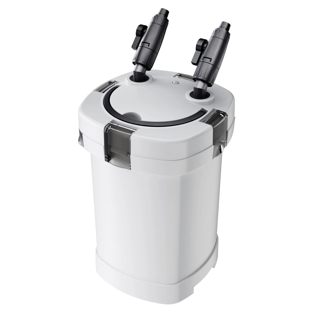 HW-504A Filtro esterno per acquari con pompa 800 l/h, filtro a 4 stadi con mezzi e spugne filtranti inclusi