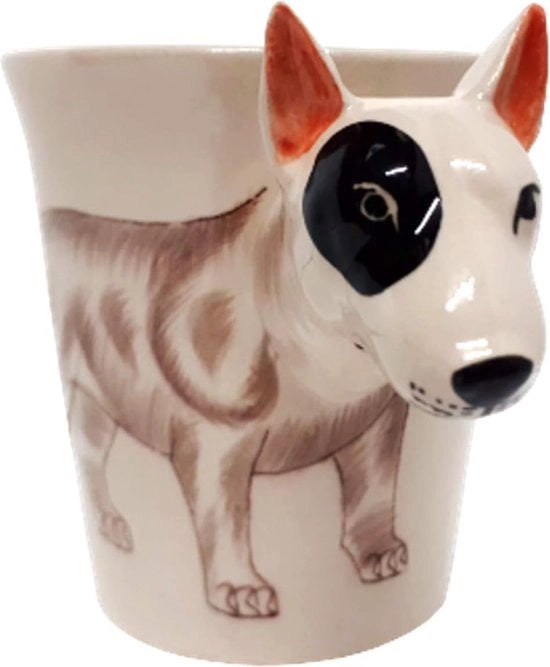 Tazza da caffè 3D ceramica con motivo di animali (cane, gatto)
