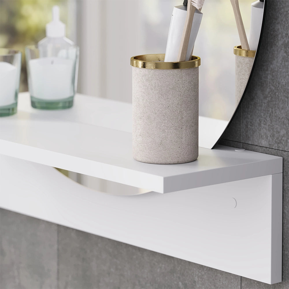 Vicco Specchio bagno Bianco 50 x 54.5 cm con ripiano