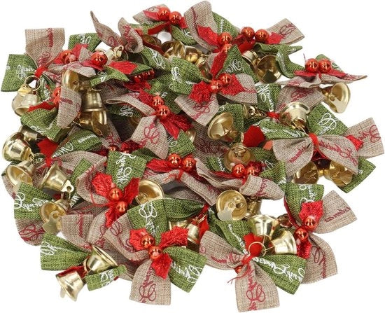 50 Stck Clessidre Mini Ornamento di Natale per Boe e Festa per Casa, Ufficio e Party - Decorazioni da Festa e Materiali Artigianali.