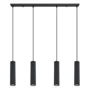 Lampada a sospensione KARBON 4L nera
