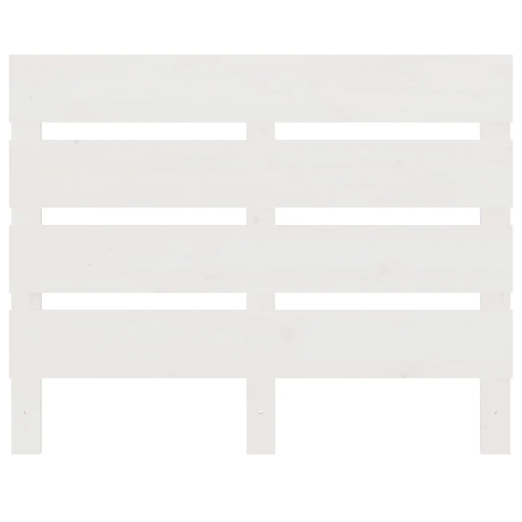 Giroletto senza Materasso Bianco 90x200 cm Legno Massello Pino 3120118