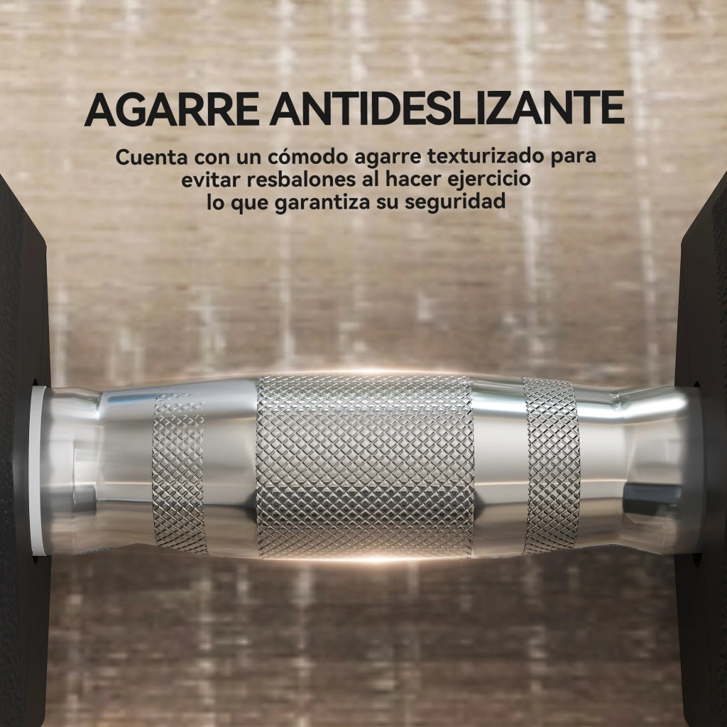 Mancuernas Esagonali in Ghisa 2x17,5 kg ¨C Minimal ¨C Goma