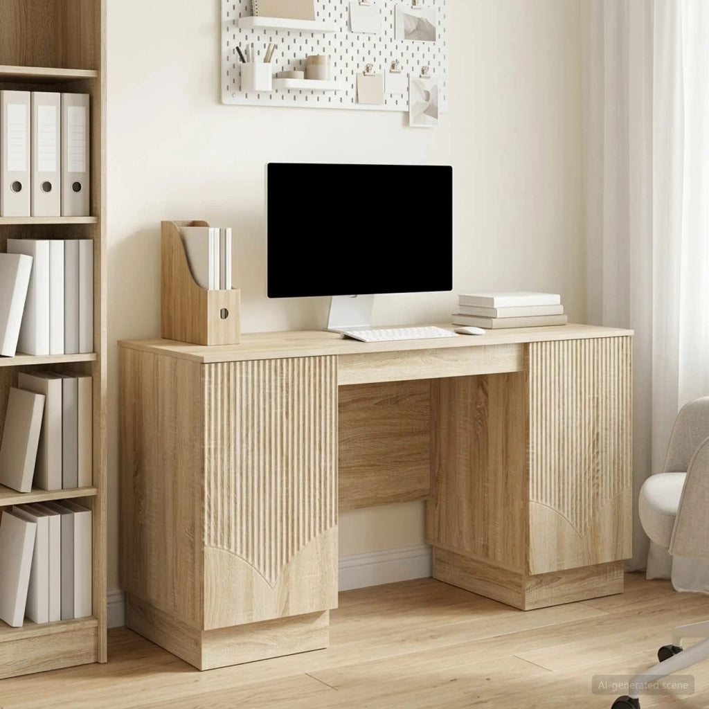 Scrivania Rovere Sonoma 142,5 x 50 x 75 cm Legno ingegnerizzato 3414623