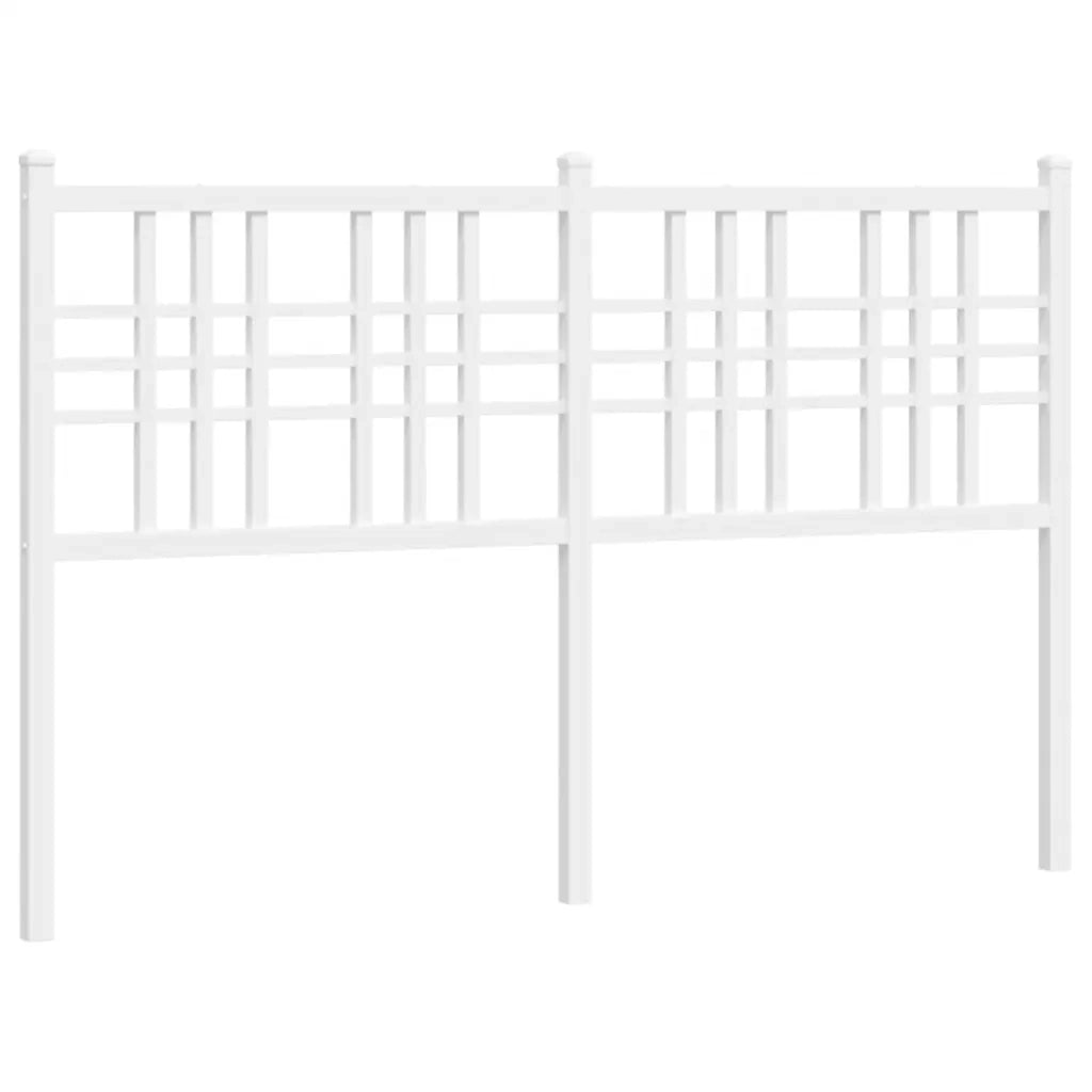 Testiera di Ricambio in Metallo Bianco 120 cm 376404