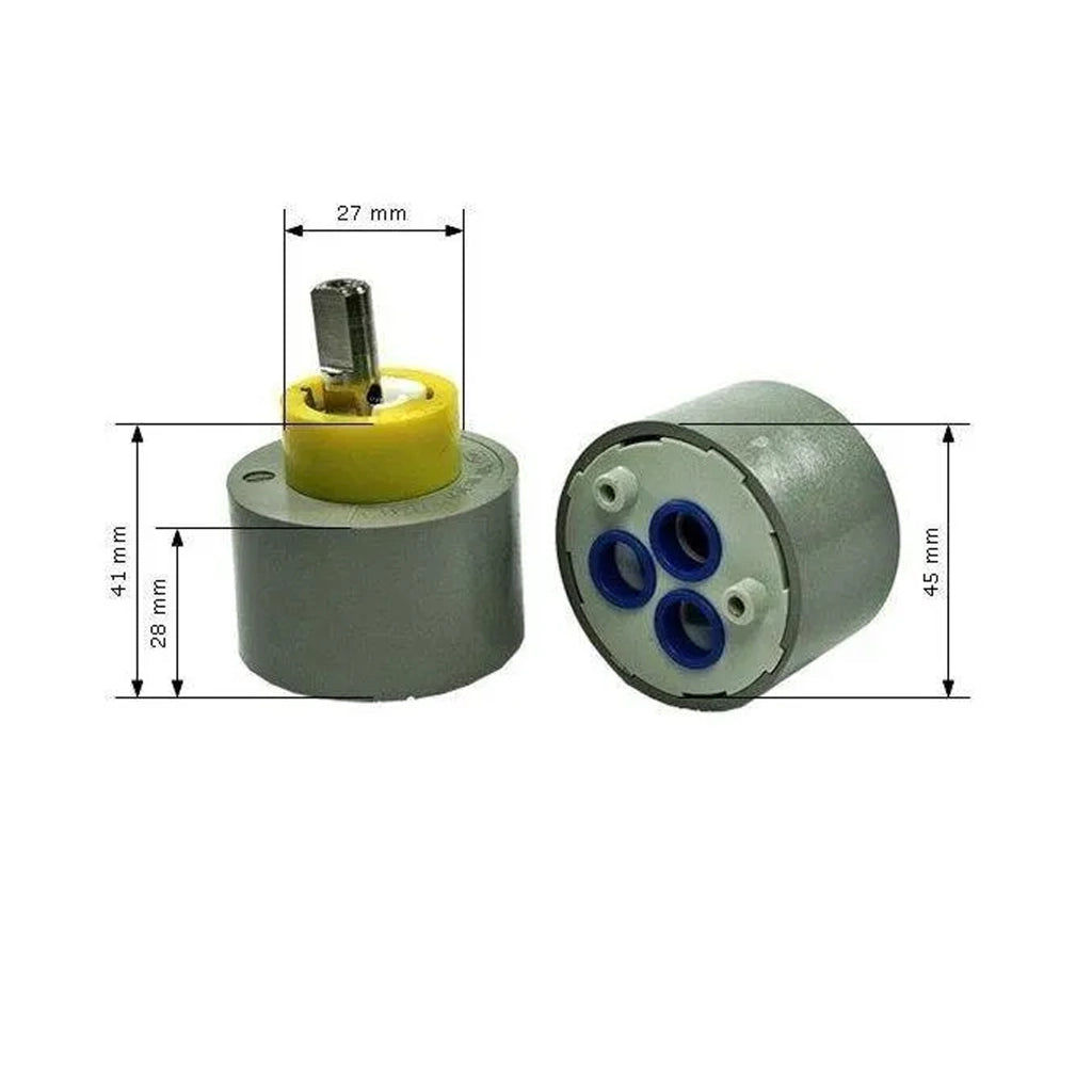 Cartuccia di Ricambio con Fondo Ø 45 mm per Miscelatore Nobili – RCR413