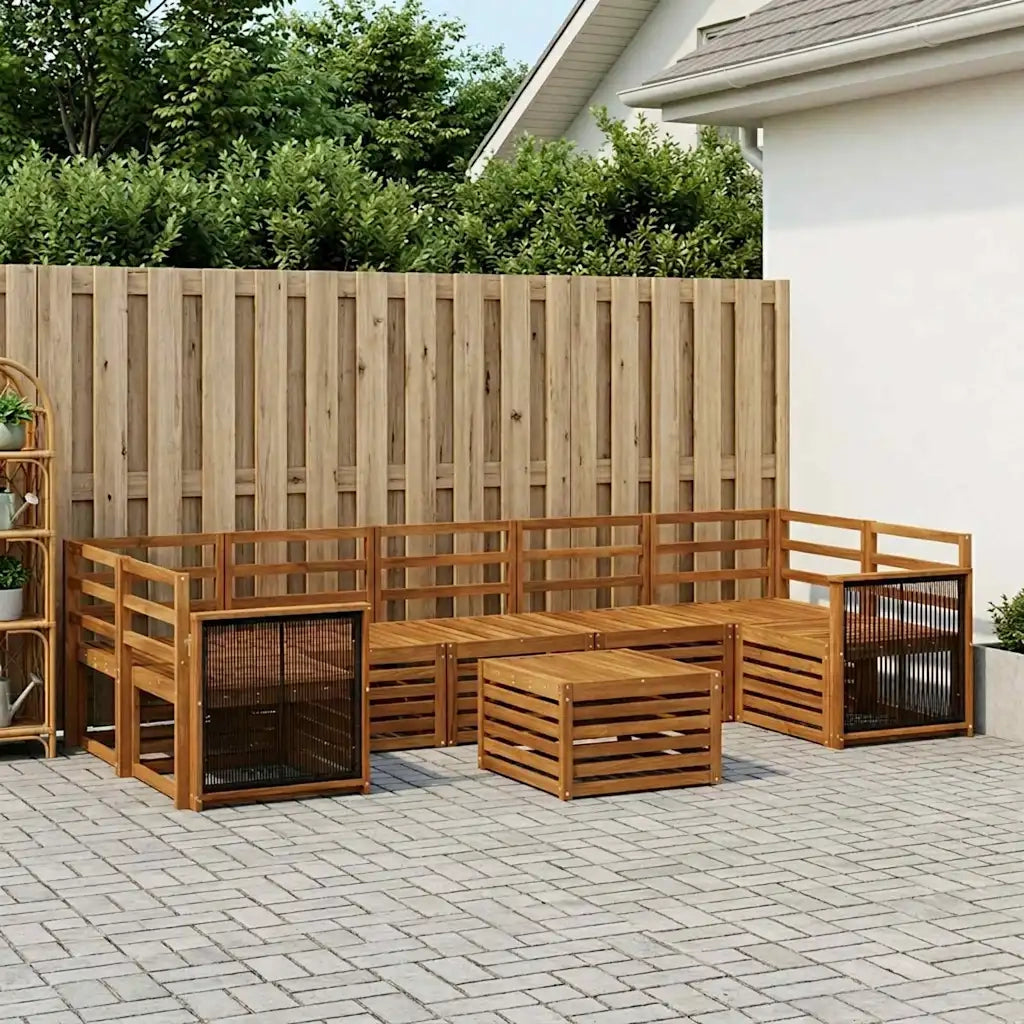 Set di divani da esterno 8 pcs Naturale 3384140