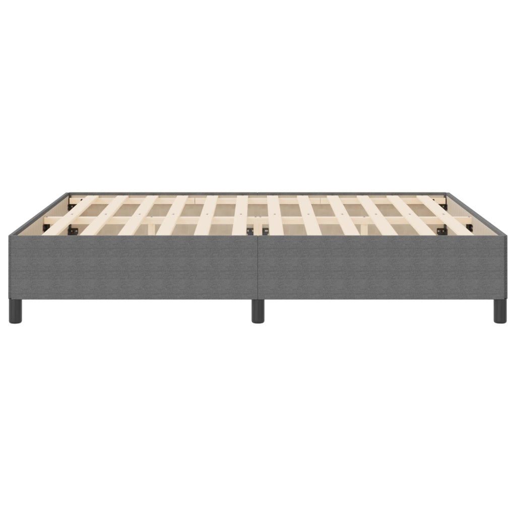 Struttura Letto Grigio Chiaro 180x200 cm in Tessuto Vellutato