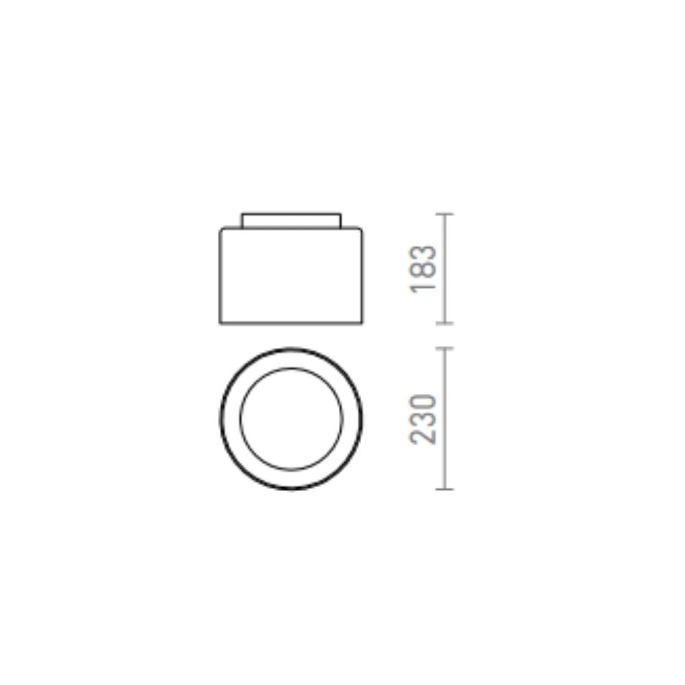 Plafoniera LED VENICE 23 da soffitto  vetro trasparente/vetro opalino/cromo 230V E27 20W IP44