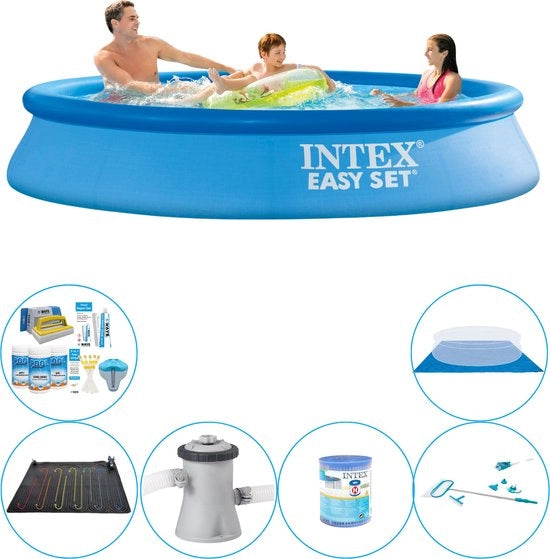 Kit di Piscina Rond 305x61 cm - 7 pezzi - Kit di Piscina