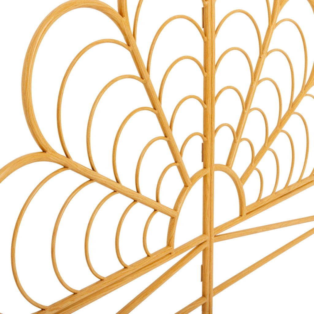 IDMarket - Testiera 160 cm effetto rattan IVY