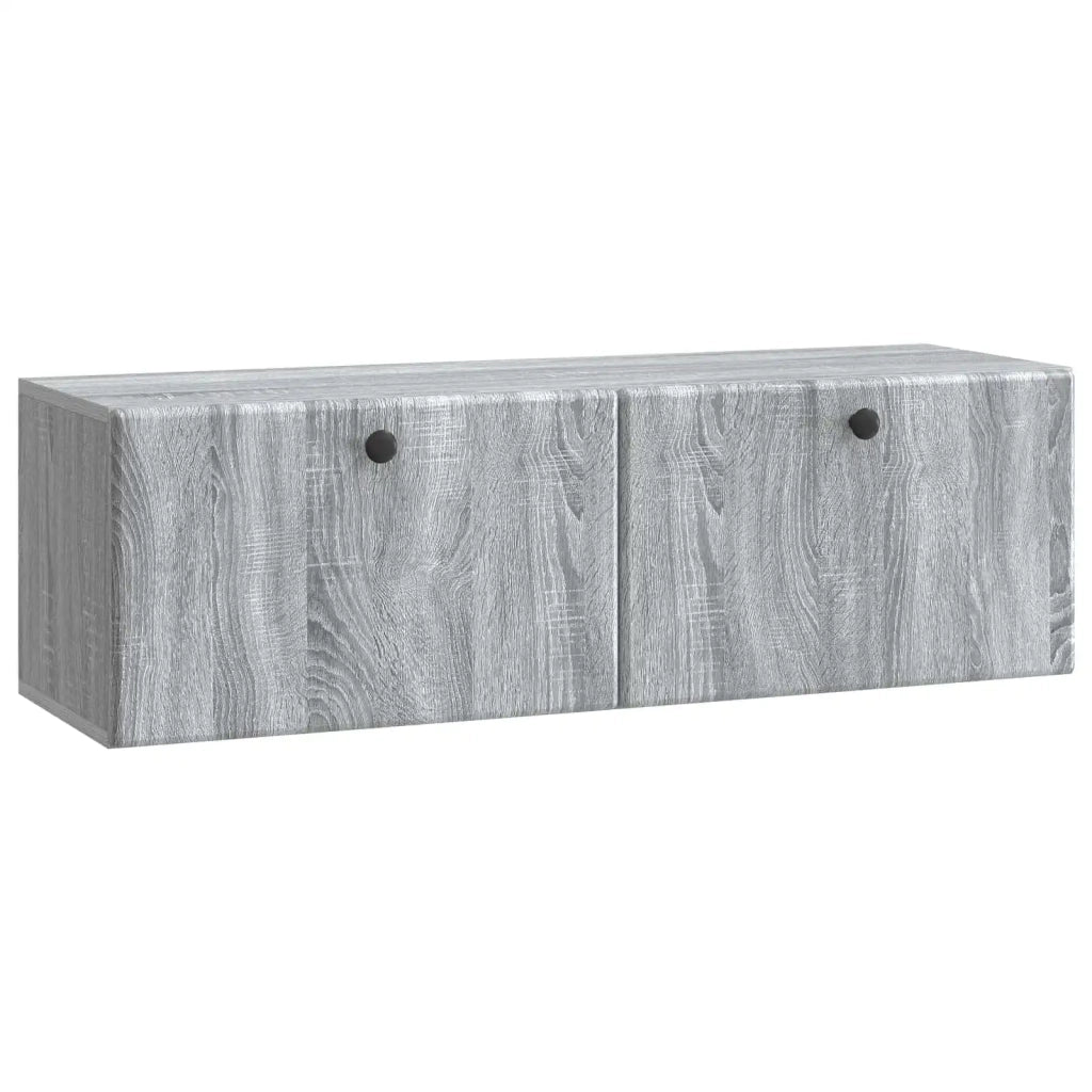 Mobile Porta TV da Muro 98 x 31 x 30 cm Sonoma grigio