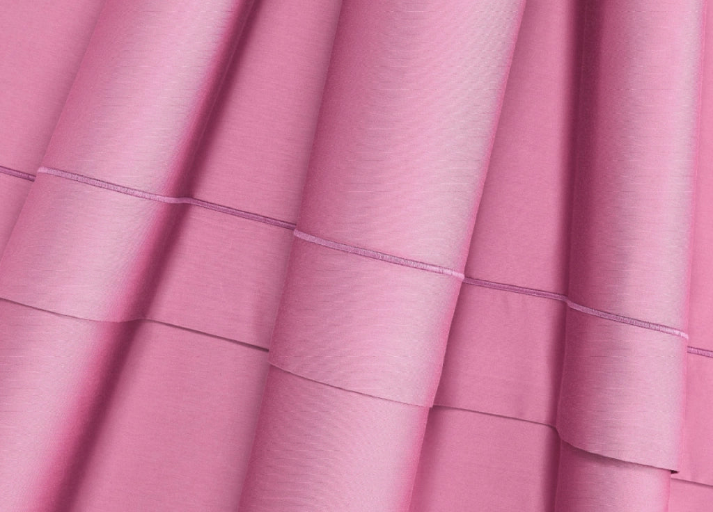 Parure Copripiumino Letto Matrimoniale 100% Raso Cotone Tinta Unita Made Italy - Matrimoniale - Malva