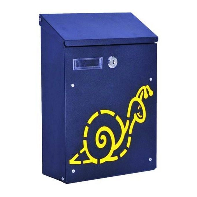 Blinky 27298-10 Lumaca Cassetta per Lettere in Acciaio 0.6 mm colore Nero