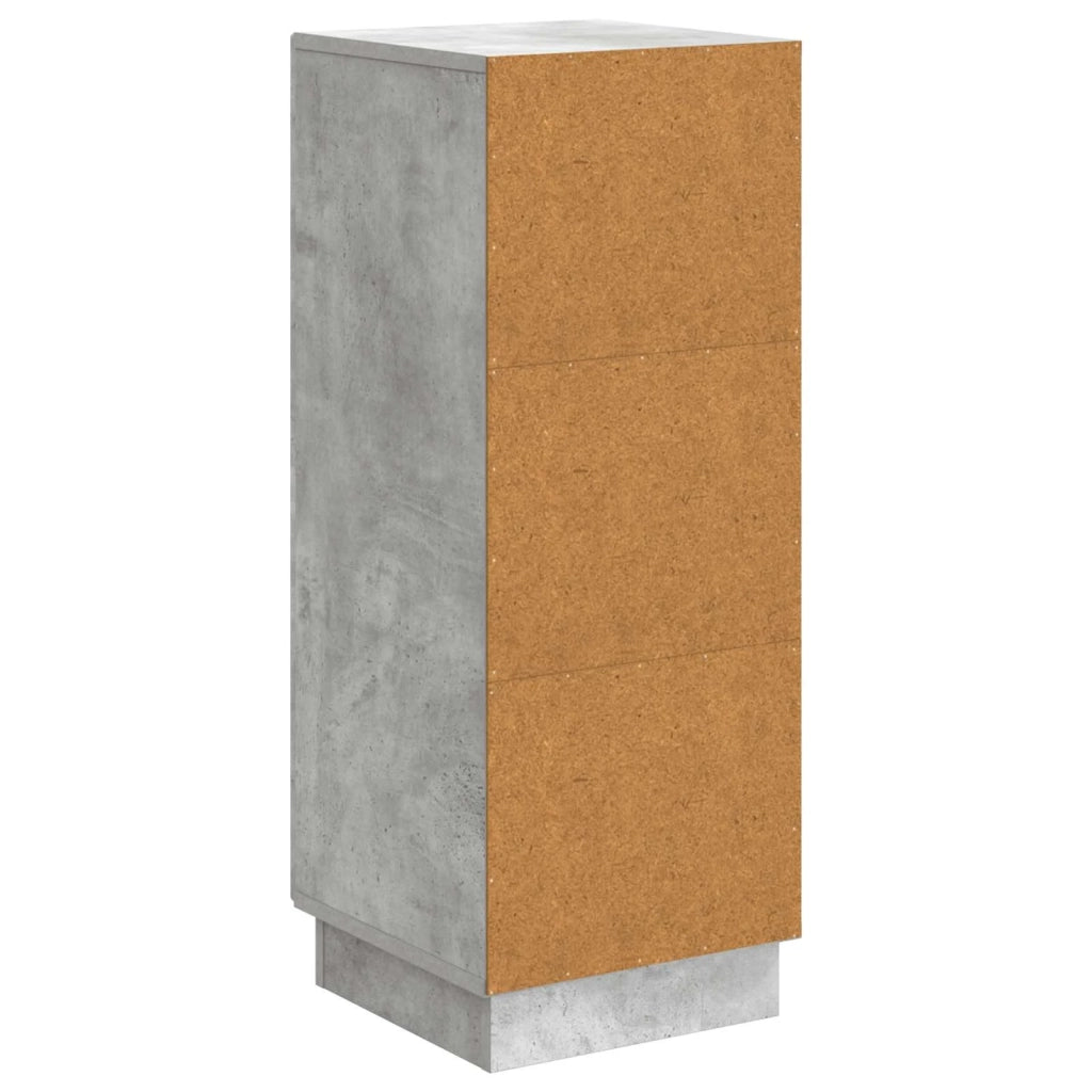 Credenza Grigio Cemento 33 x 34,5 x 87 cm Legno ingegnerizzato