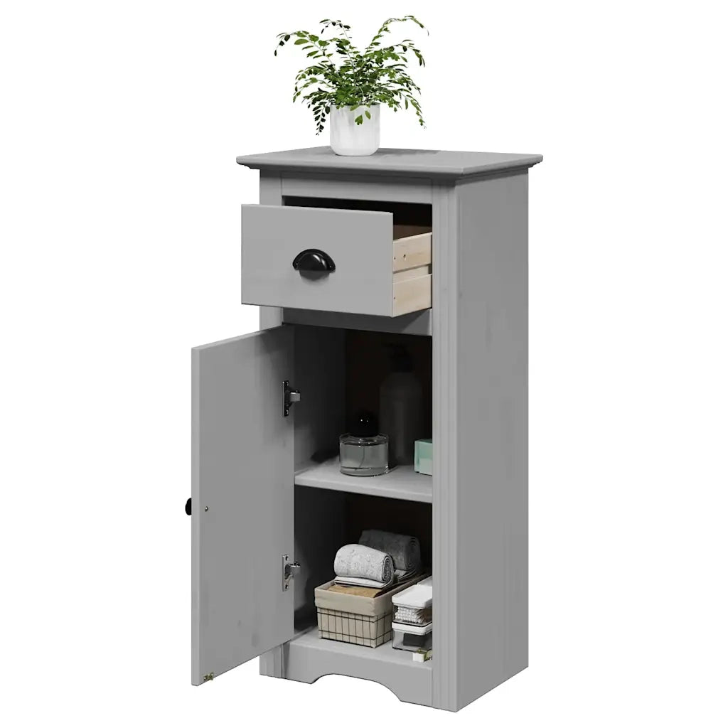 Mobile da Bagno | Armadio da bagno BODO Grigio 44x30x90 cm