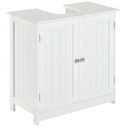 Mobile Sottolavello da Bagno 60x30x60 cm 2 Ante  Bianco