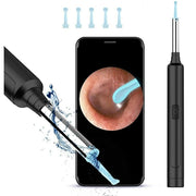 Trade Shop - Otoscopio Ispezione Orecchio Kit Rimozione Cerume Wifi Microscopio Camera Q-es1 -