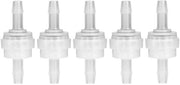Terugslagklep in polipropilene (PP) - 5mm - 5PCS - Idonea per diverse applicazioni - Capacità di pressione sufficiente - Trattamento idrico