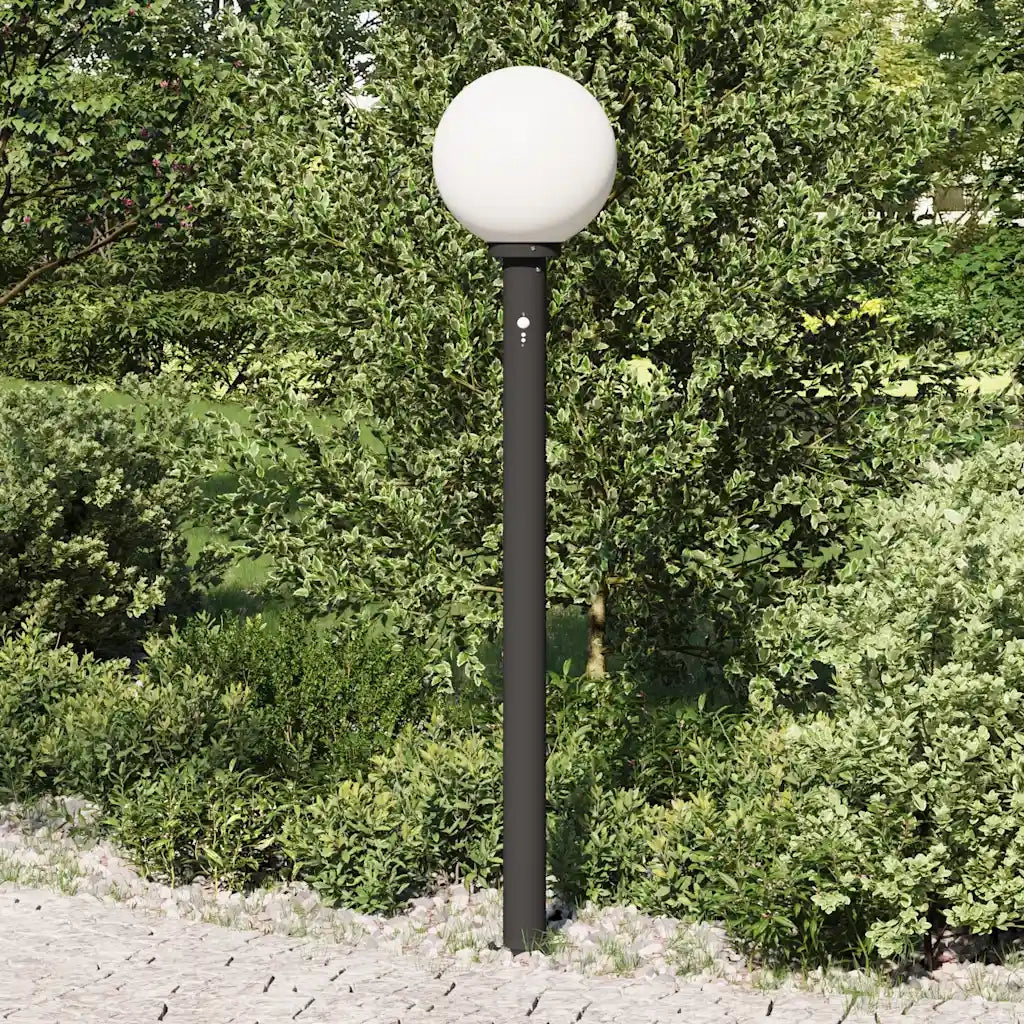 Lampada a paletto con sensore 120 cm Nera IP44 4006117