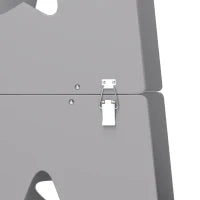 Scala Montessori Convertibile in Set Tavolo e Sedie con Barra di Sicurezza, in Legno, 60x44.5x86 cm, Grigio