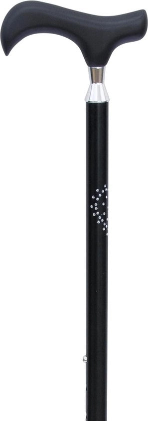 Staffa adattabile - Asta estensibile in alluminio - Uomo Donna Lunghezza 79 102 cm - Cuore Collo sottile