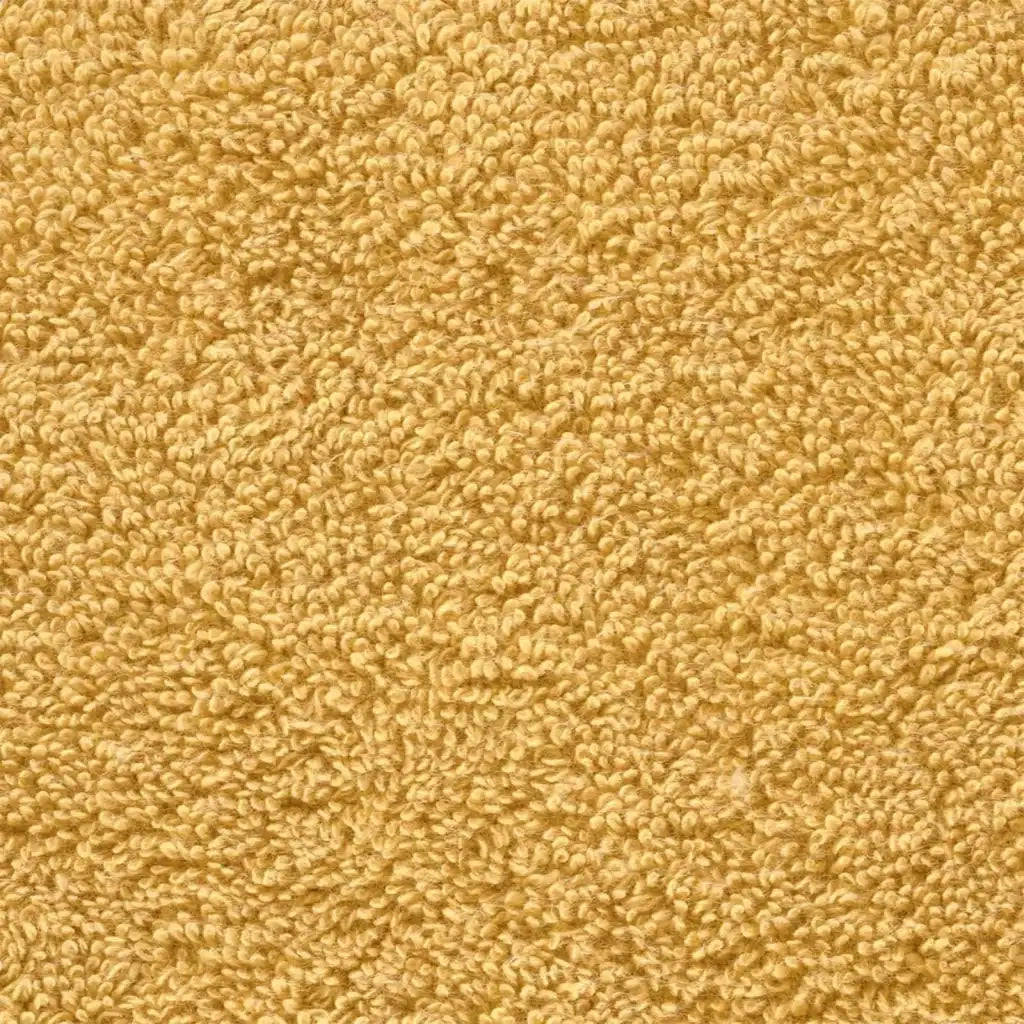 vidaXL Panni per il viso SOLUND 2 pcs Oro Cotone