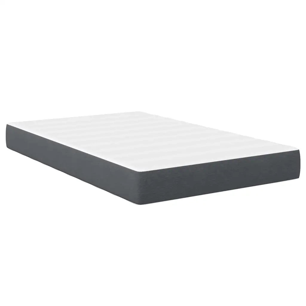 Materasso da Letto con materasso Grigio 120 x 190 cm Tessuto 42008277