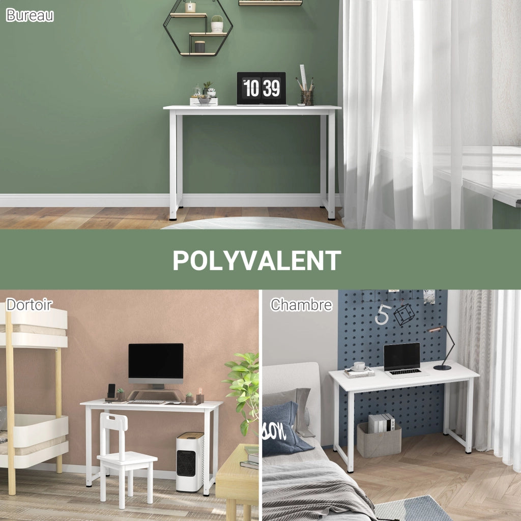 Tavolo da pranzo allungabile ¨C Zephmum ¨C Bianco, metallo, 120x60x76 cm