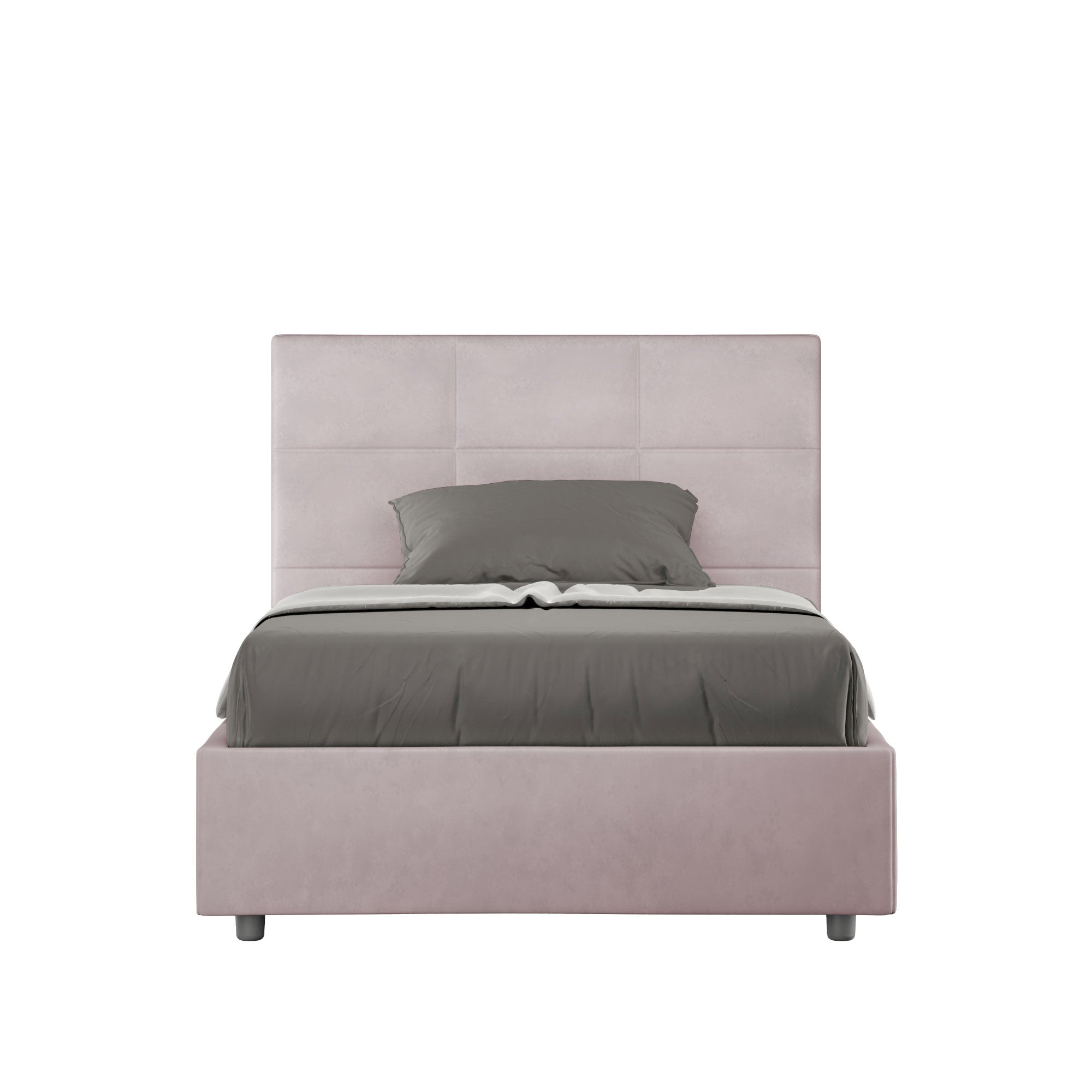 Letto 1 Piazza e Mezzo 120x210 cm Senza Rete Mika Glicine