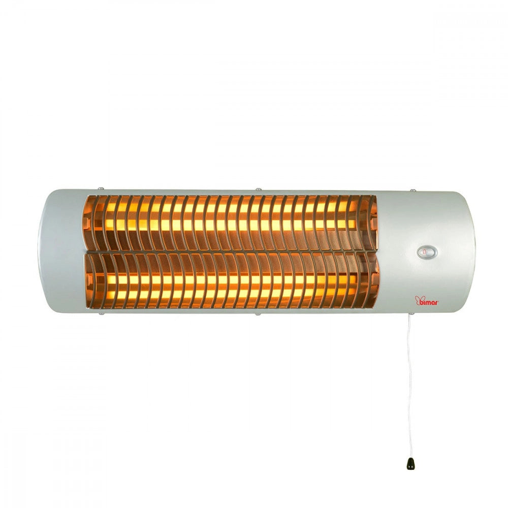 Bimar hr 307 stufa quarzo a parete 1500w - ip24