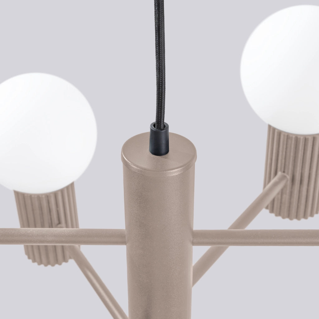 Lampadario HALO 6 taupe