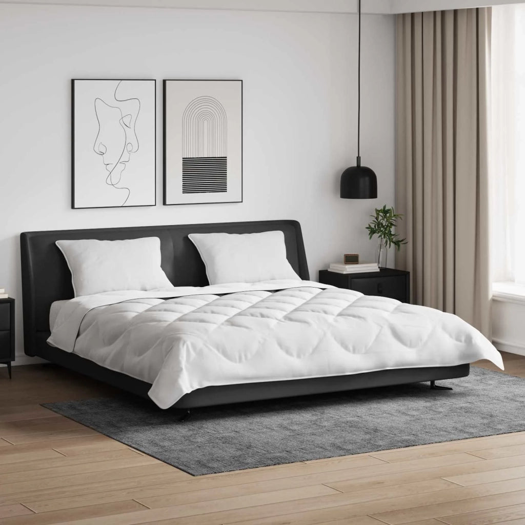 Set di Piumoni 3 pz | Duvet Bianco Microfibra e Piuma d'Oca