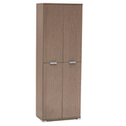 ARMADIO CON 4 ANTE ROVERE GRIGIO 60 X 38 X H174 CM