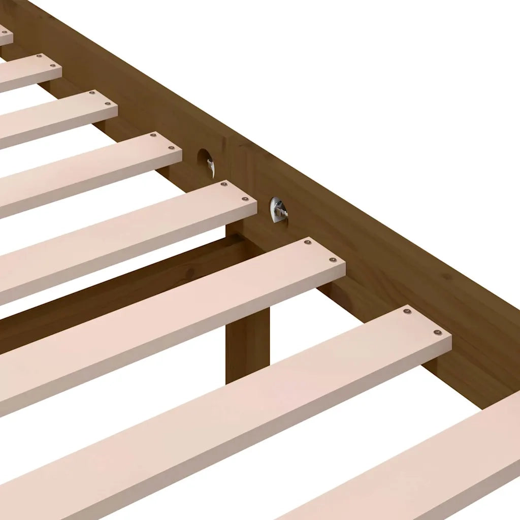 Giroletto senza Materasso-Struttura Letto Ambra in Legno Massello 75x190 cm 242527