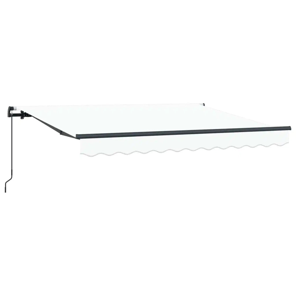 Tenda Retrattile Bianco 250 x 200 cm Tessuto 3329436