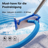 Tubo per piscina blu, 12 m ø 38 mm, sezionabile ogni 1,5 m, galleggiante, in resina 190 g/m Made in EU