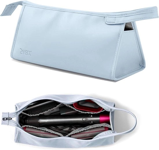 Borsa portatile per Dyson Airwrap Styler in pelle PU, trasportabile, blu
