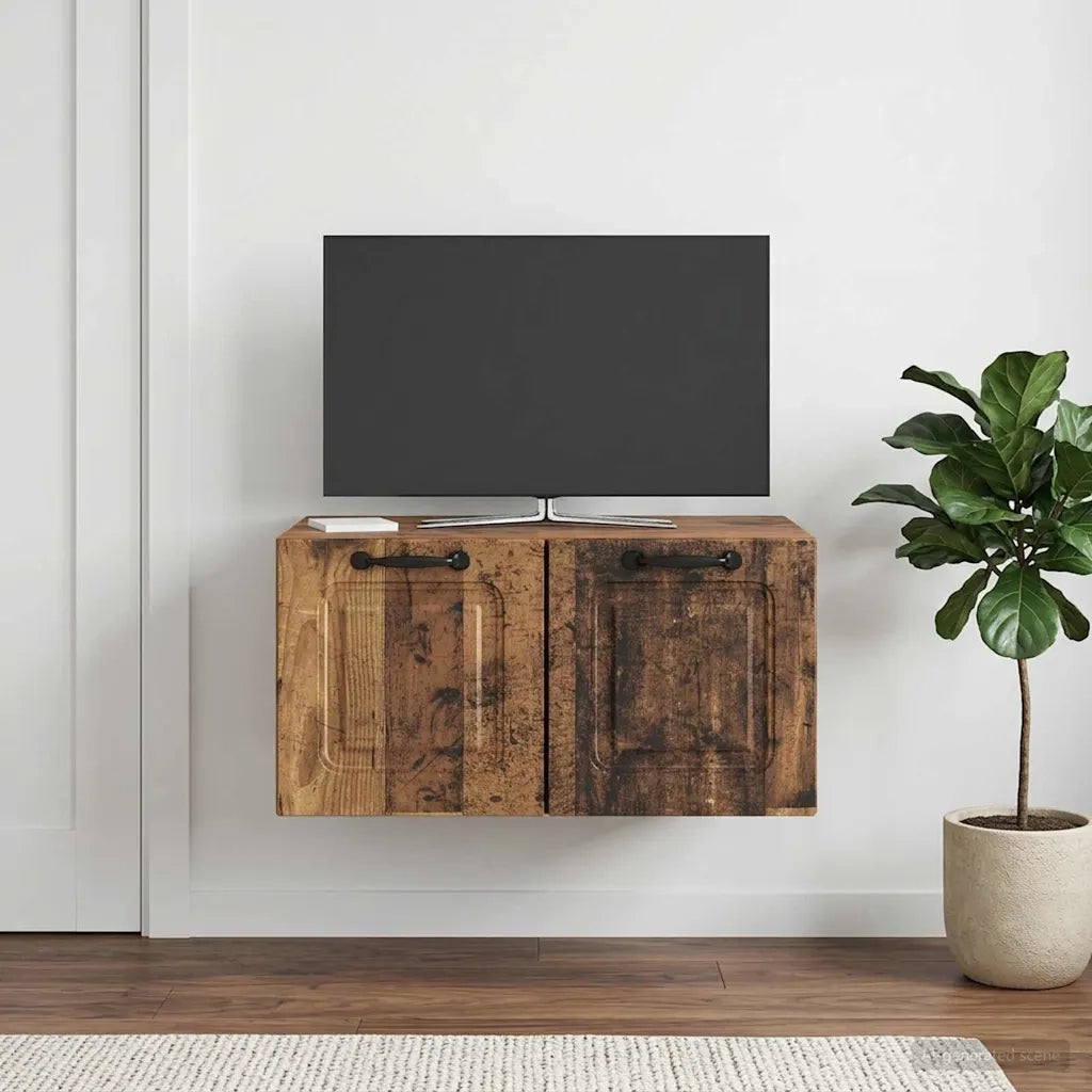 Mobile Porta TV da Muro Legno antico 59,5 x 41 x 30 cm 899363